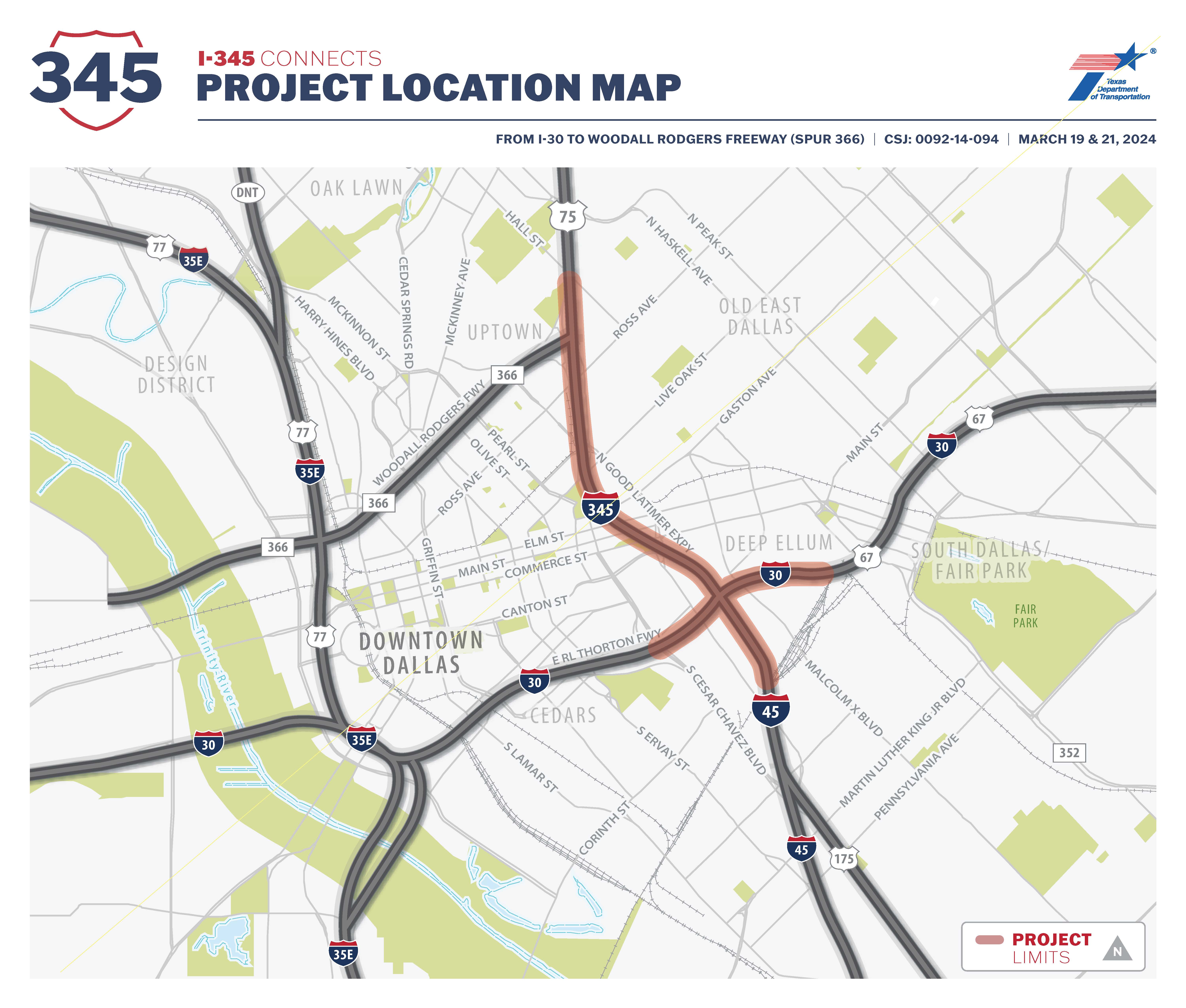 Virtual Public Meeting for I-345 Connects | Keep It Moving Dallas